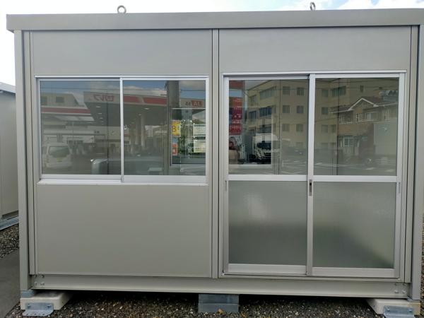 岡山県笠岡店/展示場の新棟ユニットハウス・プレハブ・コンテナハウス38MSL(2.43坪)の本体の外観