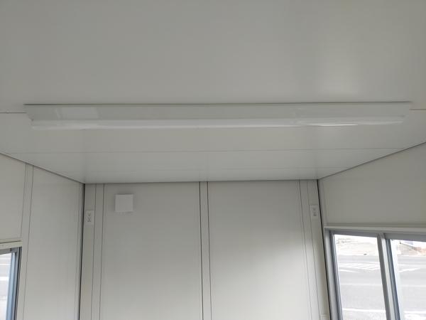 岡山県笠岡店/展示場の新棟ユニットハウス・プレハブ・コンテナハウス38MSL(2.43坪)の各設備の照明器具