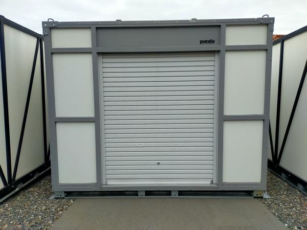 岡山県笠岡店/展示場の新棟ユニットハウス・プレハブ・コンテナハウスPanda3.0 PS3K(1.60坪)の本体の外観