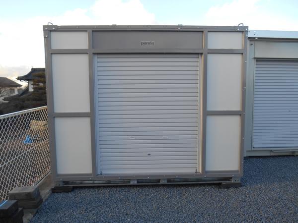 長野県佐久北インター店/展示場の新棟ユニットハウス・プレハブ・コンテナハウスPanda3.0 PS3K(1.60坪)の本体の外観