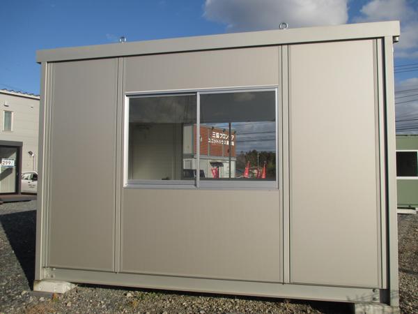 千葉県佐原店/展示場の新棟ユニットハウス・プレハブ・コンテナハウス38MSL(2.43坪)の本体の外観