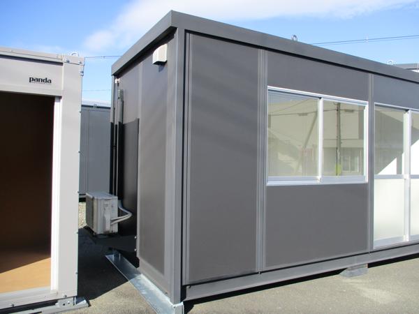 京都府亀岡店/展示場の新棟ユニットハウス・プレハブ・コンテナハウス47MSL(3.02坪)の本体の外観