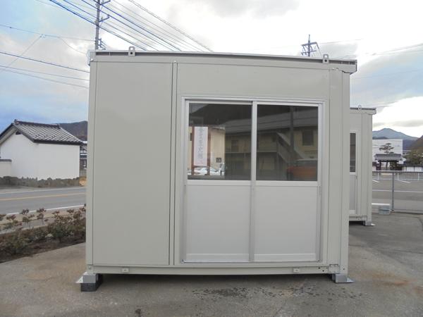 長野県上田総合展示場の中古ユニットハウス・プレハブ・コンテナハウスCT-32J(2.16坪)の本体の外観