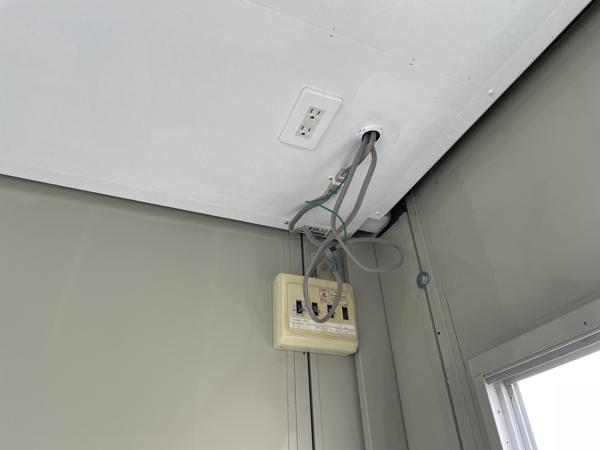 熊本県熊本店/展示場の中古ユニットハウス・プレハブ・コンテナハウスCT-32J(2.16坪)の各設備の分電盤