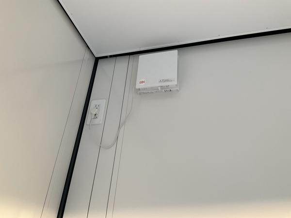 愛知県小牧総合展示場の新棟ユニットハウス・プレハブ・コンテナハウス47MSL(3.02坪)の各設備の換気扇