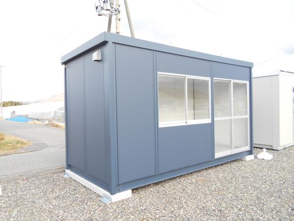 長野県松本店/展示場の新棟ユニットハウス・プレハブ・コンテナハウス47MSL(3.02坪)の本体の外観
