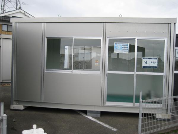 福岡県北九州営業所/展示場の新棟ユニットハウス・プレハブ・コンテナハウス47MSL(3.02坪)の本体の外観