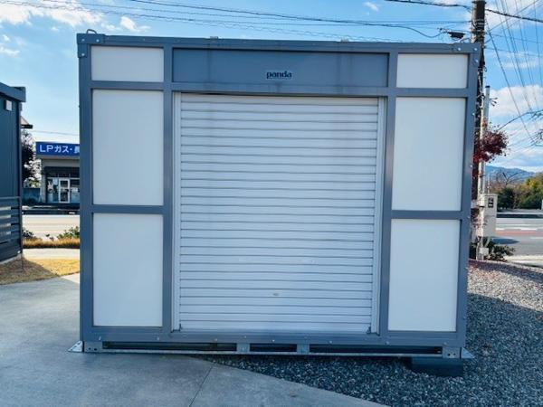 静岡県富士宮店/展示場の新棟ユニットハウス・プレハブ・コンテナハウスPanda3.0 PS3K(1.60坪)の本体の外観