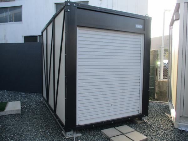 福岡県久留米店/展示場の新棟ユニットハウス・プレハブ・コンテナハウスPanda3.0 PS3T(1.60坪)の本体の外観