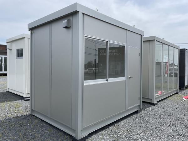 茨城県小美玉店/展示場の新棟ユニットハウス・プレハブ・コンテナハウス29MSL(1.84坪)の本体の外観