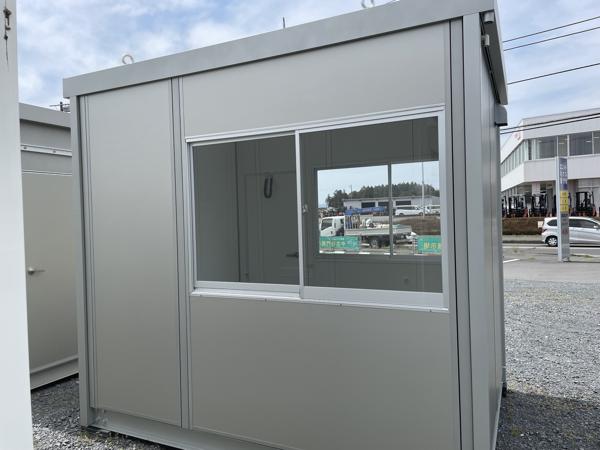 茨城県小美玉店/展示場の新棟ユニットハウス・プレハブ・コンテナハウス29MSL(1.84坪)の本体の外観