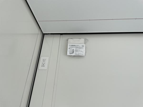 茨城県小美玉店/展示場の新棟ユニットハウス・プレハブ・コンテナハウス29MSL(1.84坪)の各設備の給気口