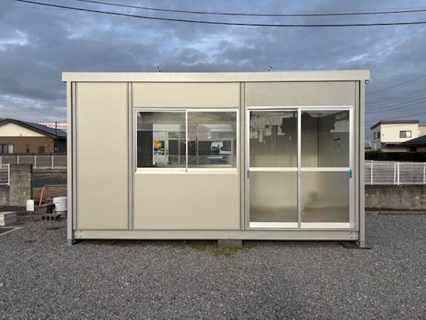 茨城県土浦出張所/展示場の新棟ユニットハウス・プレハブ・コンテナハウス47MSL(3.02坪)の本体の外観