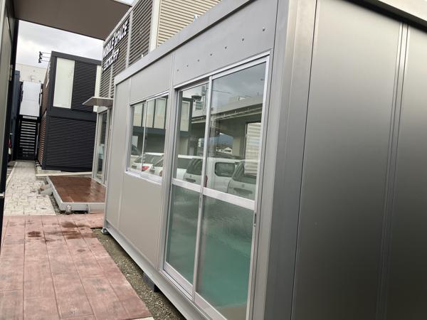 福岡県福岡営業所/総合展示場の新棟ユニットハウス・プレハブ・コンテナハウス47MSL(3.02坪)の本体の外観