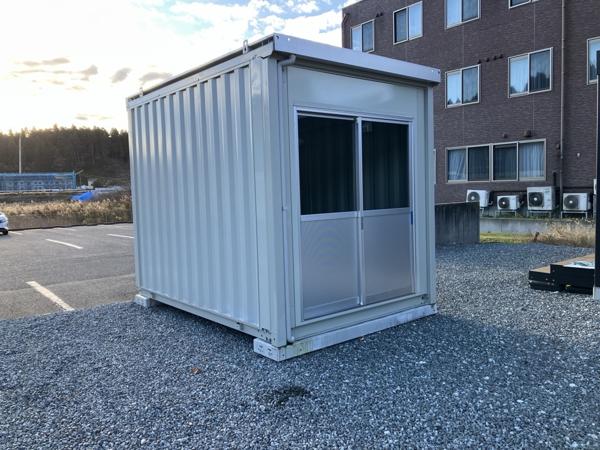 石川県穴水店/展示場の中古ユニットハウス・プレハブ・コンテナハウス波板付き CT-32J(2.16坪)の本体の外観