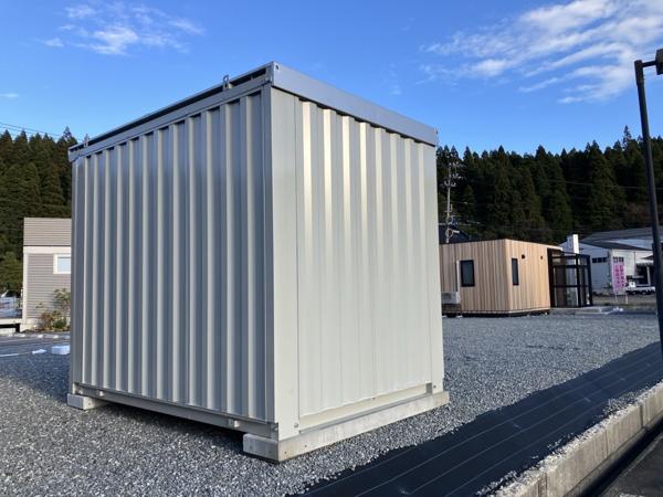石川県穴水店/展示場の中古ユニットハウス・プレハブ・コンテナハウス波板付き