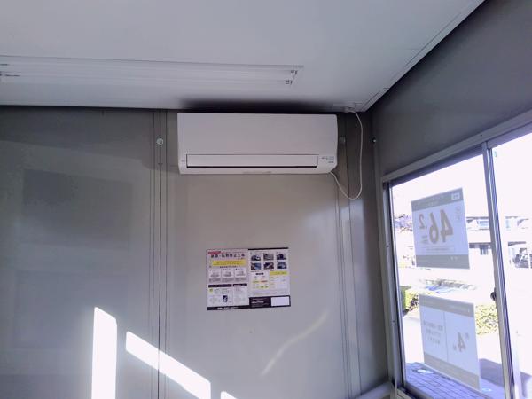 岐阜県岐阜営業所/総合展示場の中古ユニットハウス・プレハブ・コンテナハウスCT-32J(2.16坪)の各設備のエアコン
