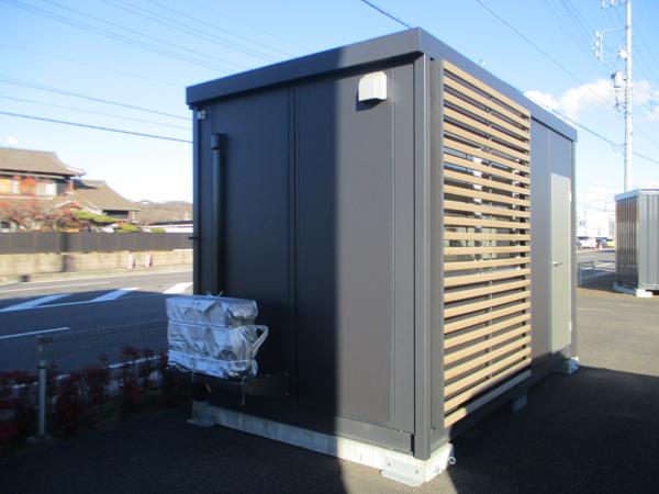 岐阜県各務原店/展示場の新棟ユニットハウス・プレハブ・コンテナハウス38MSL(2.43坪)の本体の外観