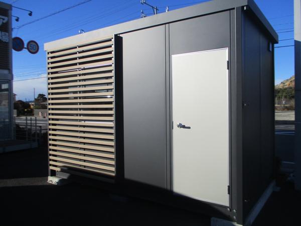 岐阜県各務原店/展示場の新棟ユニットハウス・プレハブ・コンテナハウス38MSL(2.43坪)の本体の外観