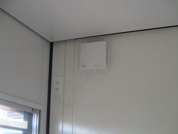 岐阜県各務原店/展示場の新棟ユニットハウス・プレハブ・コンテナハウス38MSL(2.43坪)の各設備の換気扇