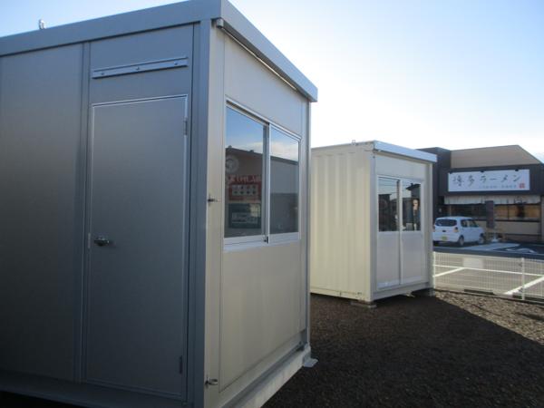 岐阜県各務原店/展示場の新棟ユニットハウス・プレハブ・コンテナハウス47MSL(3.02坪)の本体の外観