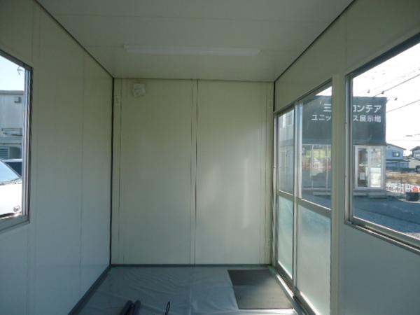茨城県岩井店/展示場の新棟ユニットハウス・プレハブ・コンテナハウス47MSL(3.02坪)の本体の内観