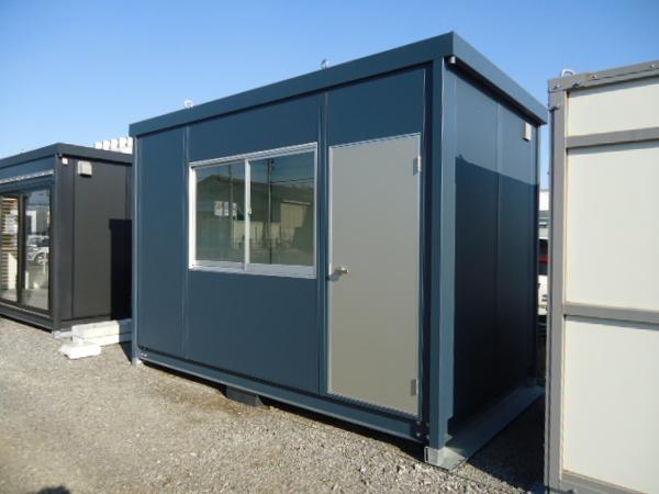 茨城県岩井店/展示場の新棟ユニットハウス・プレハブ・コンテナハウス38MSL(2.43坪)の本体の外観