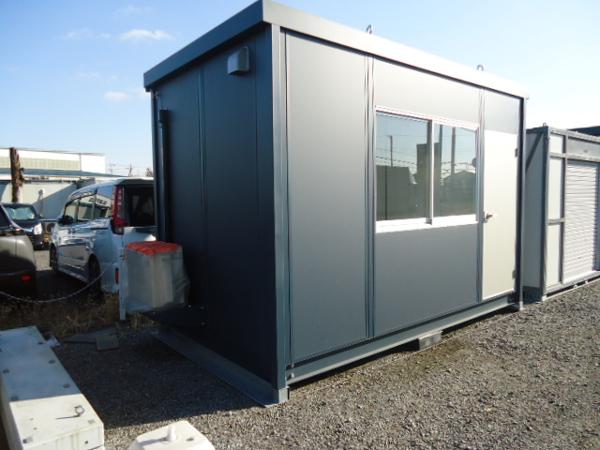 茨城県岩井店/展示場の新棟ユニットハウス・プレハブ・コンテナハウス38MSL(2.43坪)の本体の外観