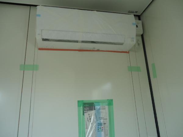茨城県岩井店/展示場の新棟ユニットハウス・プレハブ・コンテナハウス38MSL(2.43坪)の各設備のエアコン