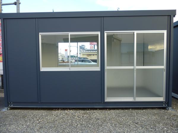 東京都日野店/展示場の新棟ユニットハウス・プレハブ・コンテナハウス47MSL(3.02坪)の本体の外観