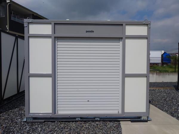 栃木県小山店/展示場の新棟ユニットハウス・プレハブ・コンテナハウスPanda3.0 PS3K(1.60坪)の本体の外観