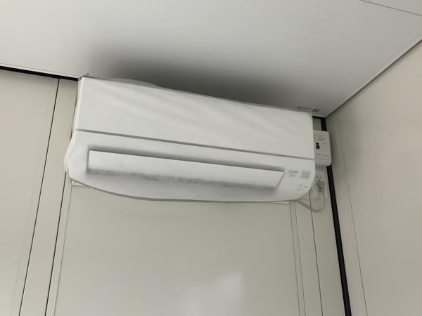 栃木県小山店/展示場の新棟ユニットハウス・プレハブ・コンテナハウス38MSL(2.43坪)の各設備のエアコン