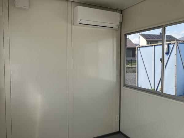 栃木県小山店/展示場の新棟ユニットハウス・プレハブ・コンテナハウス29MSL(1.84坪)の本体の内観