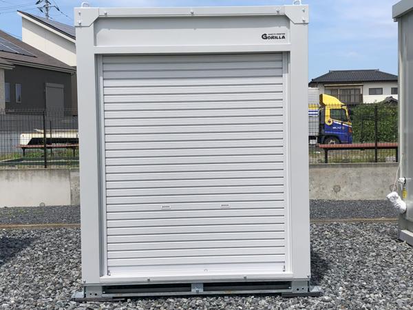 栃木県小山店/展示場の新棟ユニットハウス・プレハブ・コンテナハウスGORILLA(0.94坪)の本体の外観