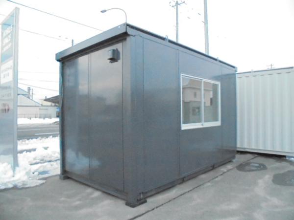 北海道苫小牧店/展示場の中古ユニットハウス・プレハブ・コンテナハウスCT-41J(2.83坪)の本体の外観