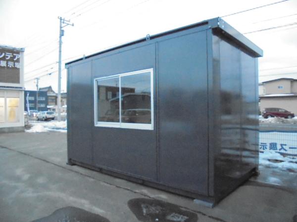 北海道苫小牧店/展示場の中古ユニットハウス・プレハブ・コンテナハウスCT-41J(2.83坪)の本体の外観