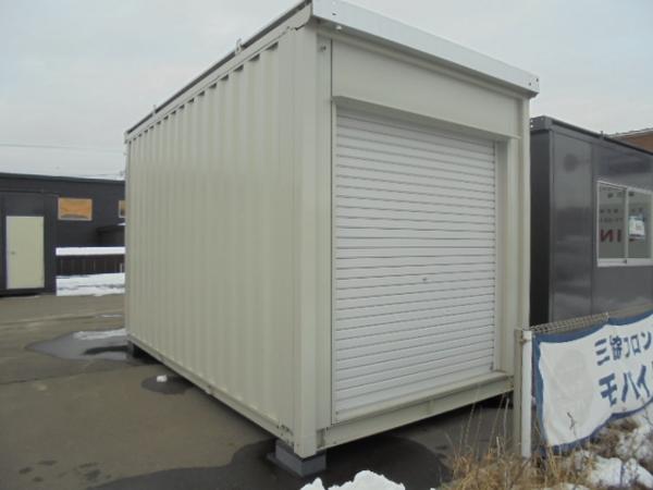 北海道苫小牧店/展示場の中古ユニットハウス・プレハブ・コンテナハウスCT-41JG(2.83坪)の本体の外観