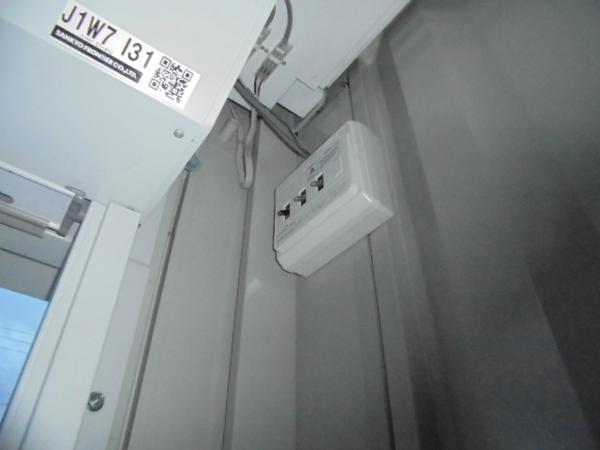 北海道苫小牧店/展示場の中古ユニットハウス・プレハブ・コンテナハウスCT-41JG(2.83坪)の各設備の分電盤