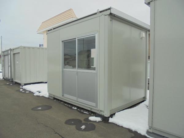 北海道苫小牧店/展示場の中古ユニットハウス・プレハブ・コンテナハウスCT-32J(2.16坪)の本体の外観