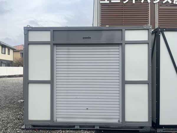 東京都町田店/展示場の新棟ユニットハウス・プレハブ・コンテナハウスPanda3.0 PS3K(1.60坪)の本体の外観