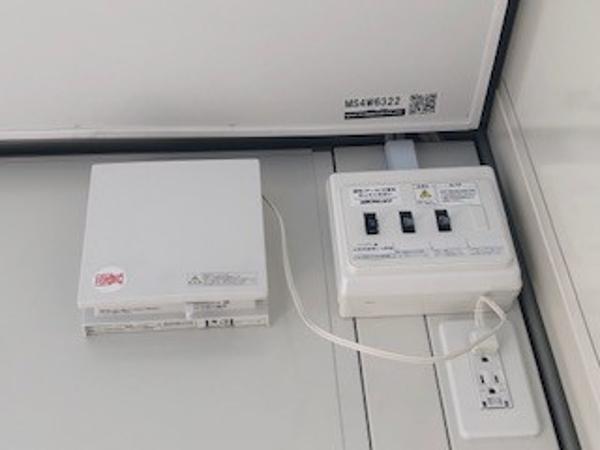 静岡県掛川店/展示場の新棟ユニットハウス・プレハブ・コンテナハウス47MSL(3.02坪)の各設備の換気扇