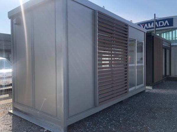 静岡県掛川店/展示場の新棟ユニットハウス・プレハブ・コンテナハウス47MSL(3.02坪)の本体の外観