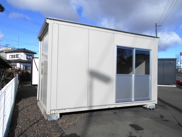 福島県須賀川店/展示場の中古ユニットハウス・プレハブ・コンテナハウスCT-42J(2.86坪)の本体の外観