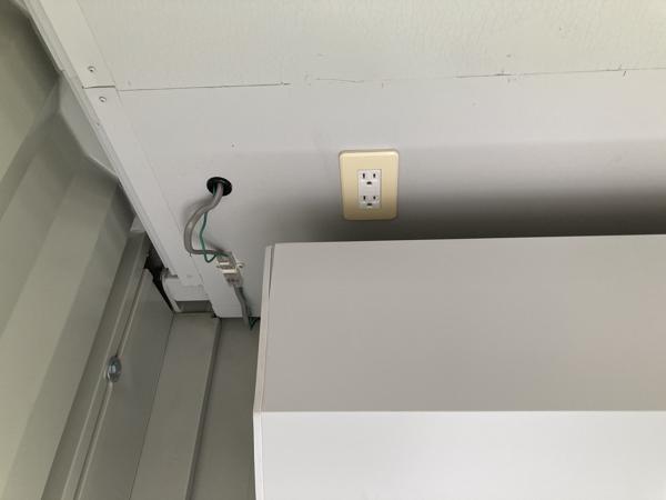 奈良県奈良店/展示場の中古ユニットハウス・プレハブ・コンテナハウスCT-32JG(2.16坪)の各設備のコンセント