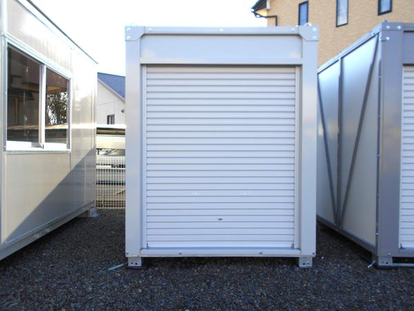 福島県須賀川店/展示場の新棟ユニットハウス・プレハブ・コンテナハウスGORILLA(0.94坪)の本体の外観