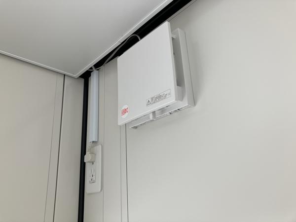 北海道函館店/展示場の新棟ユニットハウス・プレハブ・コンテナハウス38MSL(2.43坪)の各設備の換気扇