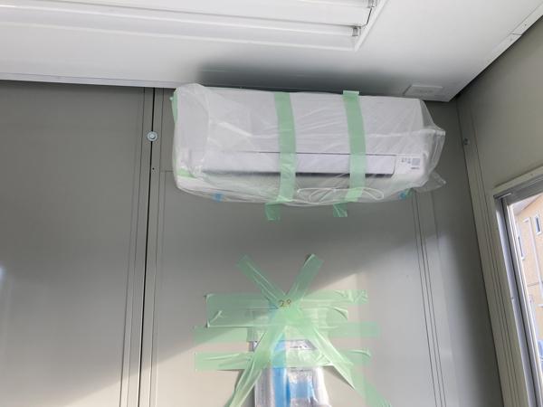 群馬県太田店/展示場の中古ユニットハウス・プレハブ・コンテナハウスCT-32J(2.16坪)の各設備のエアコン