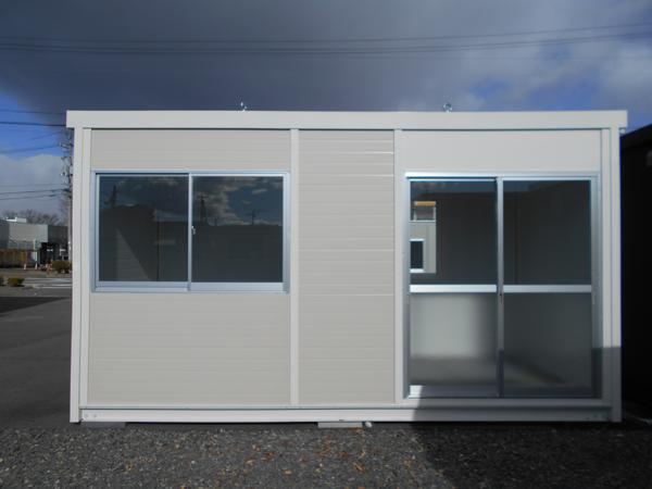 福島県福島店/展示場の新棟ユニットハウス・プレハブ・コンテナハウス4MSD(2.99坪)の本体の外観