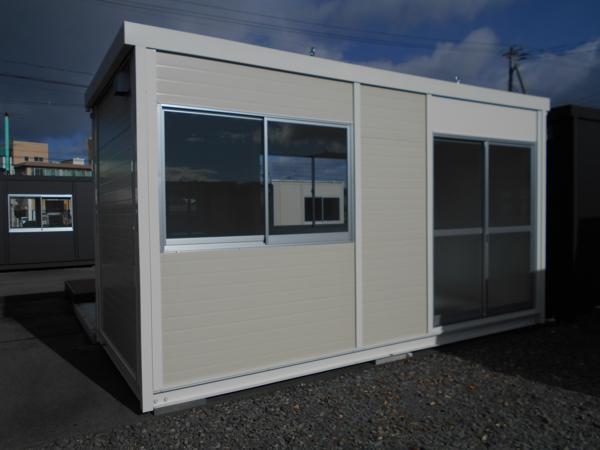 福島県福島店/展示場の新棟ユニットハウス・プレハブ・コンテナハウス4MSD(2.99坪)の本体の外観