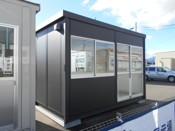 福島県福島店/展示場の新棟ユニットハウス・プレハブ・コンテナハウス38MSL(2.43坪)の本体の外観